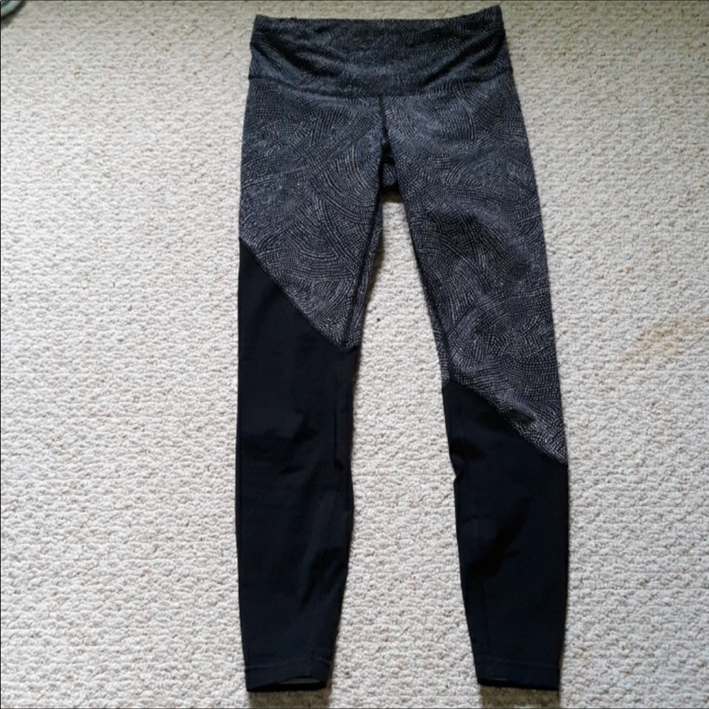 Lululemon Black and White Polka Dot leggings
